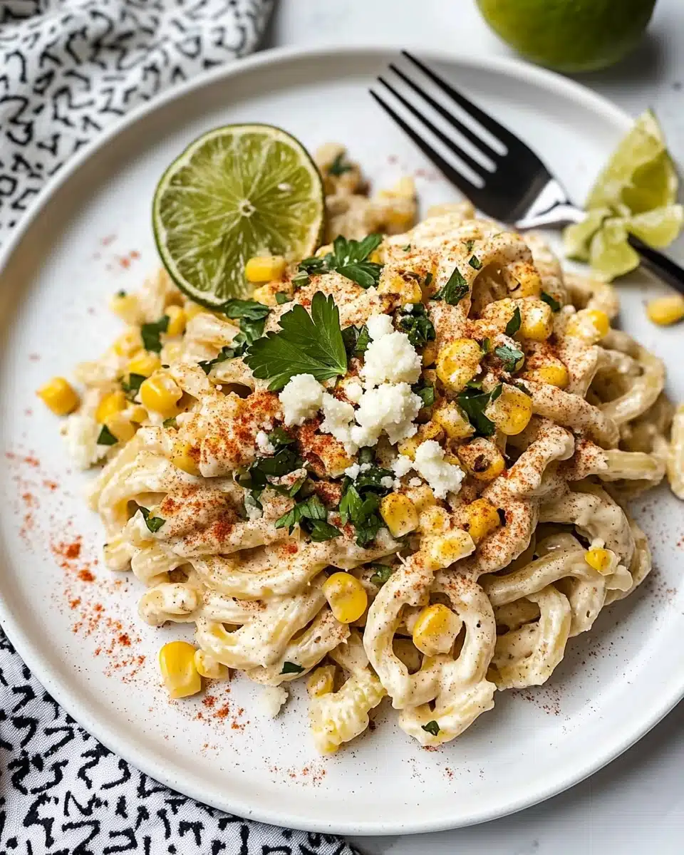 Mexican Street Corn Pasta Salad Recipe