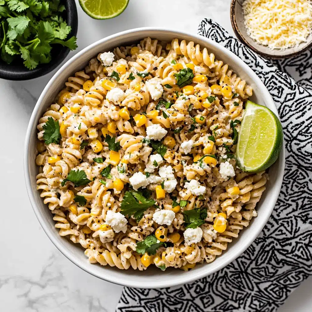 Mexican Street Corn Pasta Salad Recipe - Recipe Image