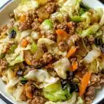 Easy Asian Ground Beef and Cabbage Stir Fry Recipe
