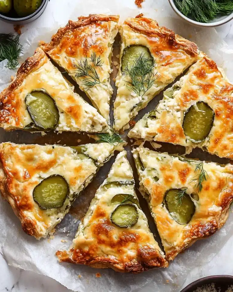 Dill Pickle Focaccia Bread Recipe