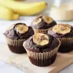 Chocolate Peanut Butter Banana Muffins Recipe