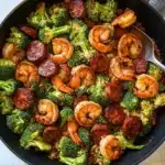 Honey Garlic Shrimp, Sausage, and Broccoli Recipe