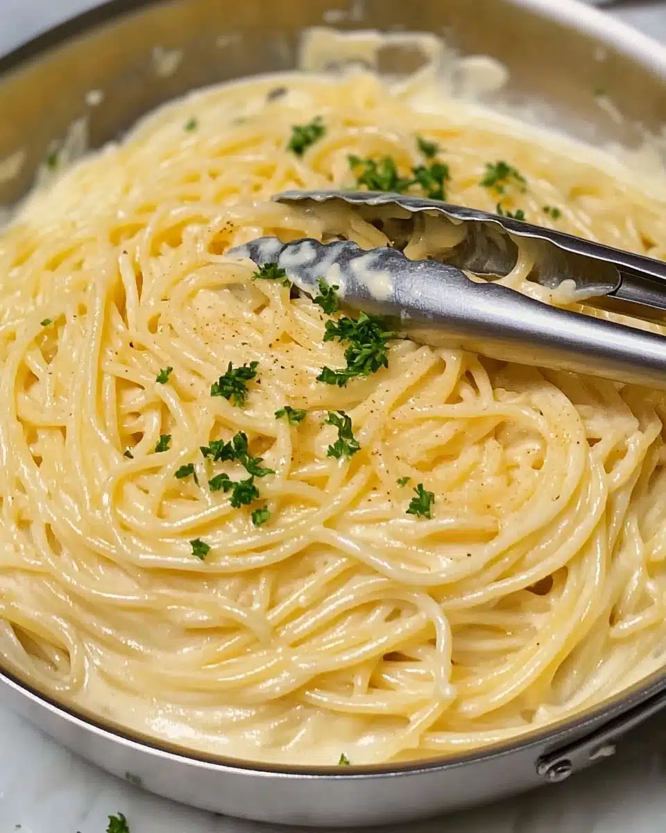 Garlic Parmesan Pasta Recipe