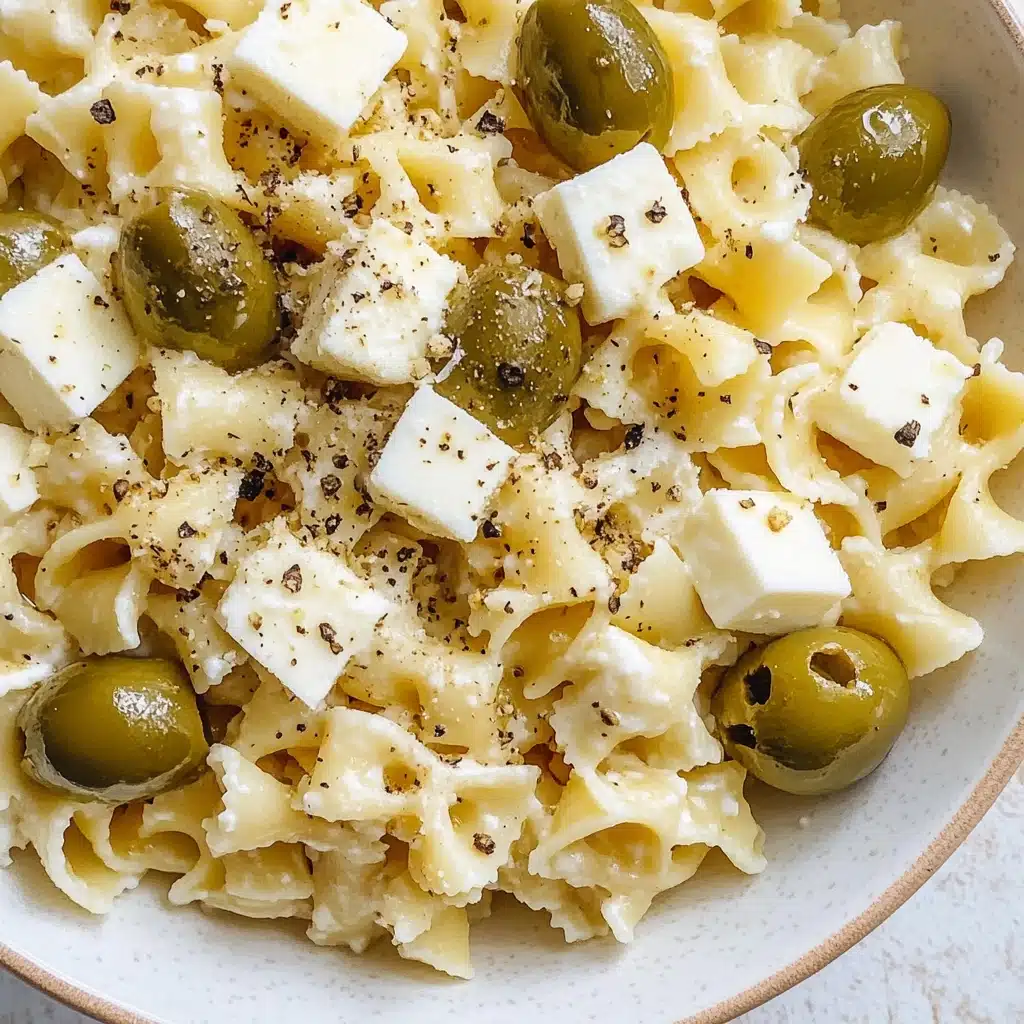 Horiatiki Pasta Salad Recipe - Recipe Image