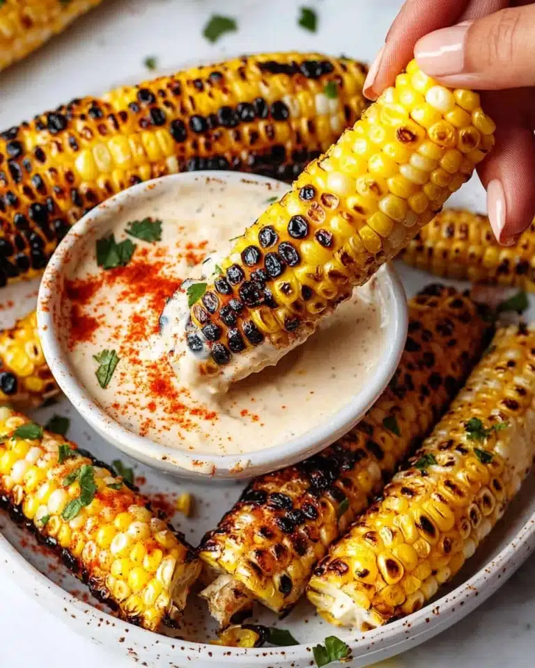 Garlic Butter BBQ Corn Ribs Recipe