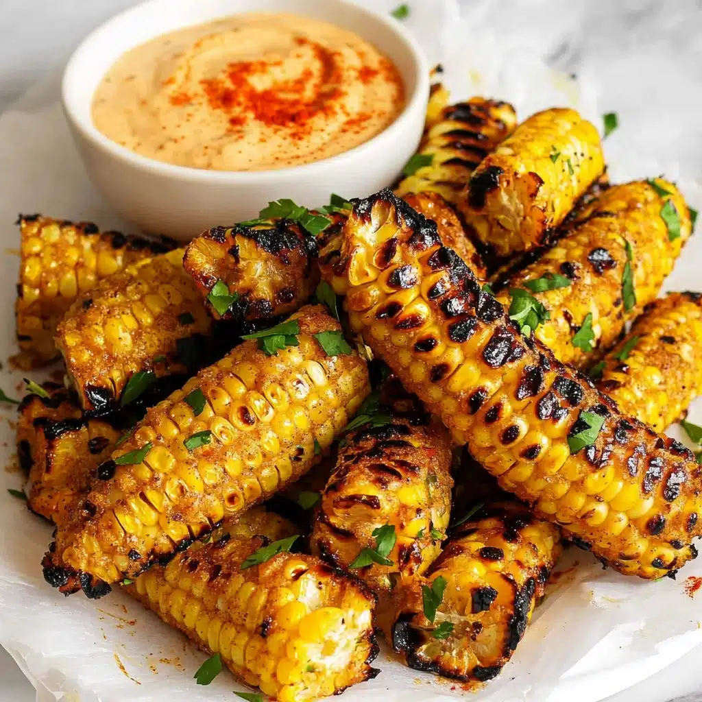 Garlic Butter BBQ Corn Ribs Recipe - Recipe Image