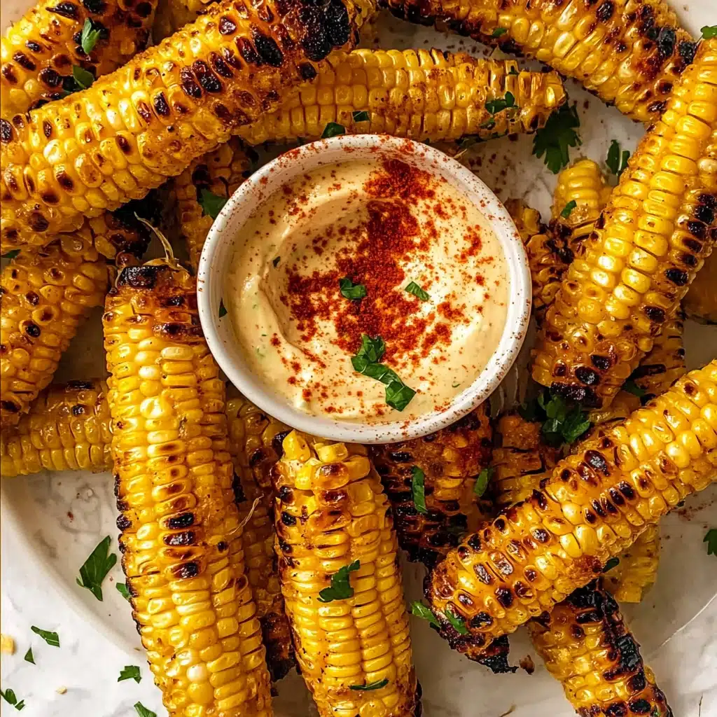 Garlic Butter BBQ Corn Ribs Recipe - Recipe Image