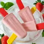 Homemade Strawberry Cheesecake Popsicles Recipe