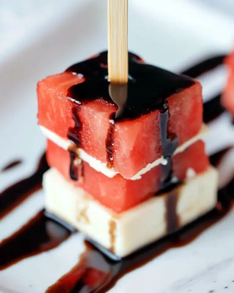 Watermelon Feta Appetizer Bites Recipe