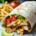 BBQ Ranch Chicken Wrap Recipe