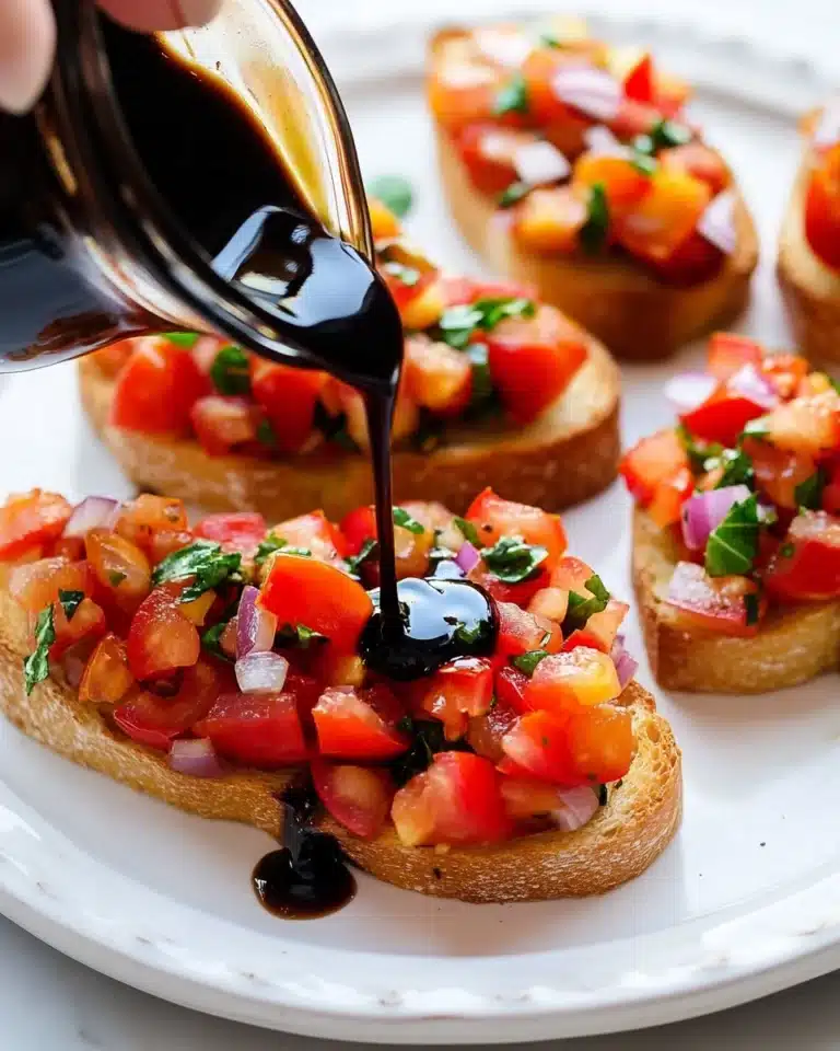 Tomato Basil Bruschetta Recipe