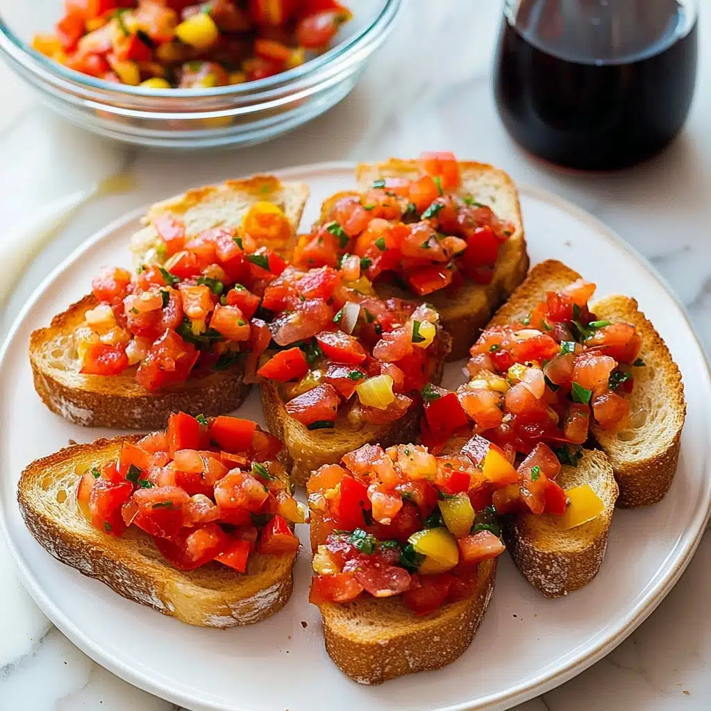 Tomato Basil Bruschetta Recipe - Recipe Image