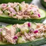 Tuna Cucumber Boats Recipe