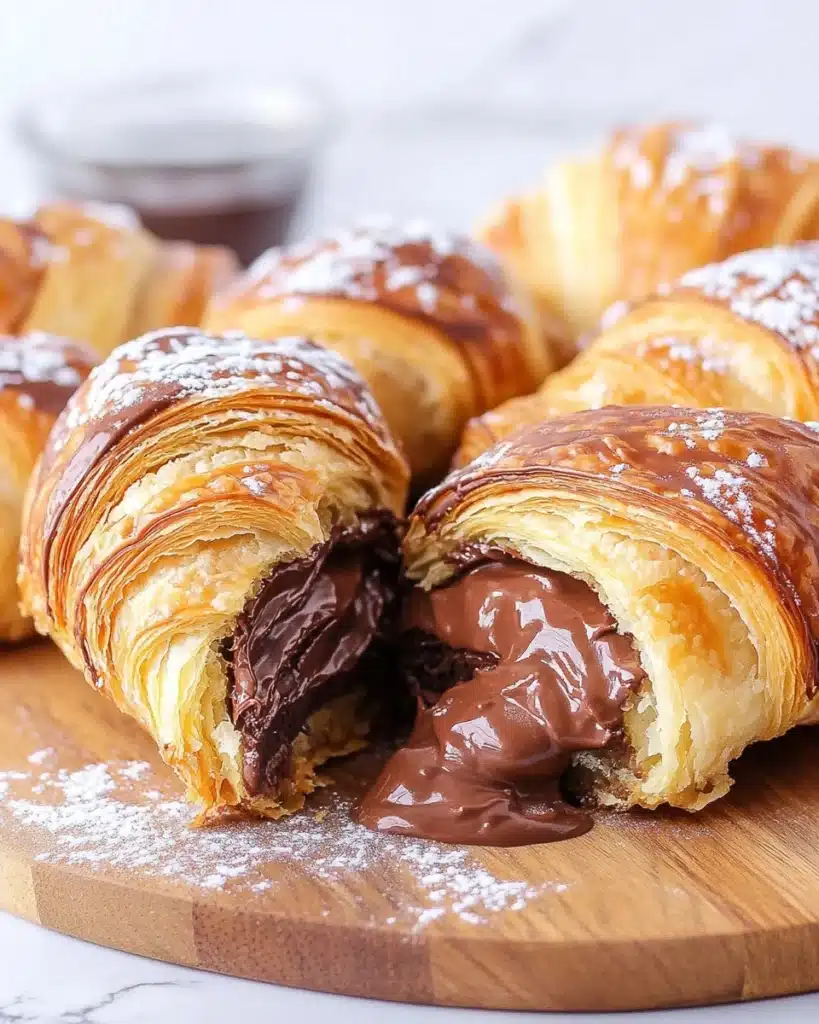 Air Fryer Croissants (with Nutella and Chocolate Chip) Recipe