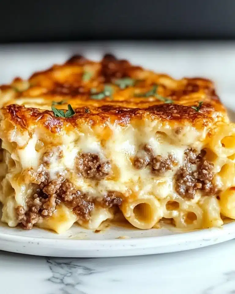 Mac and Cheese Meatloaf Casserole Recipe