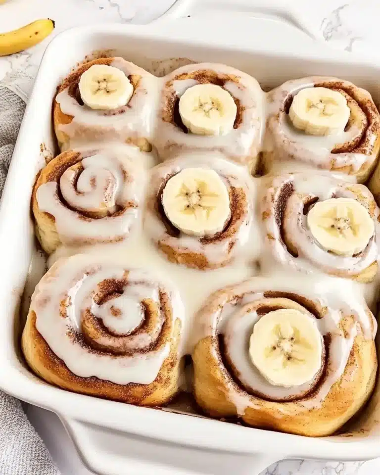 Banana Bread Cinnamon Rolls Recipe
