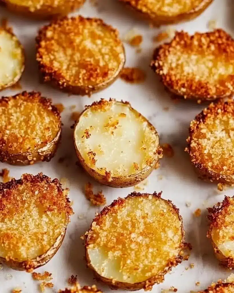 TikTok Parmesan-Crusted Roasted Potatoes Recipe