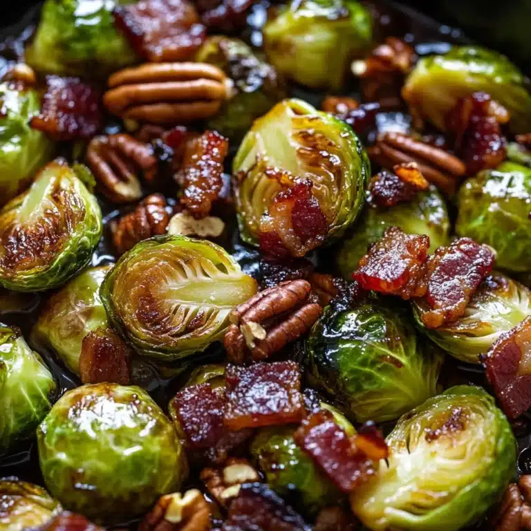 Brussels Sprouts in Maple Bourbon Sauce Recipe