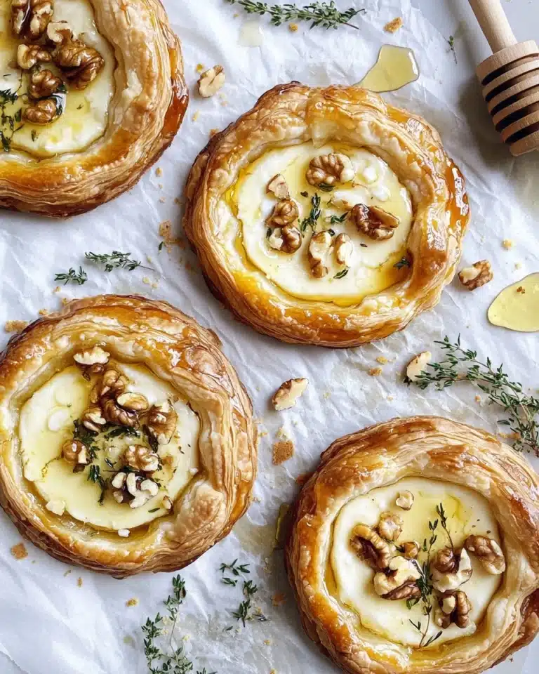 Goat Cheese and Walnut Tarts Recipe