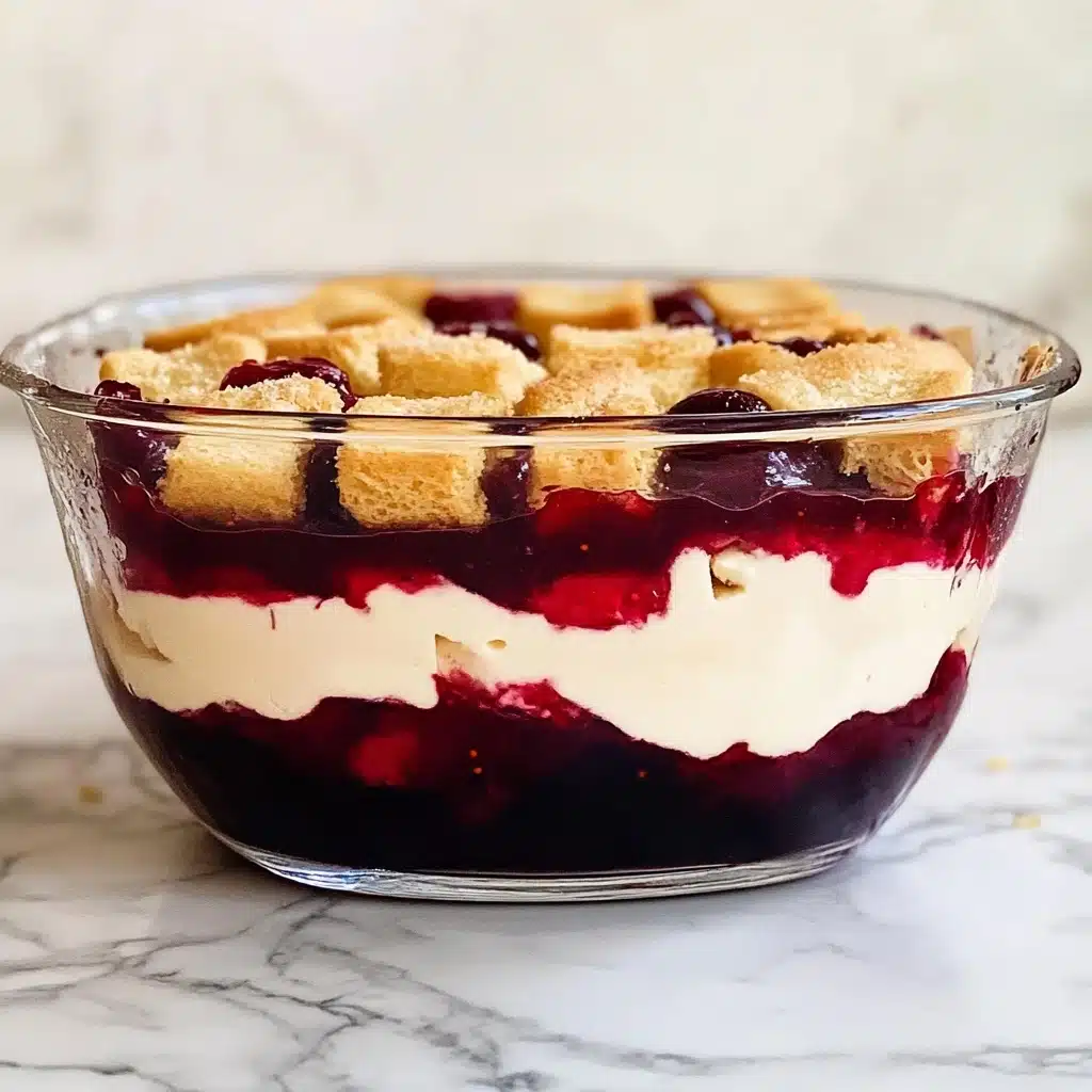Cherry Almond Tiramisu Recipe - Recipe Image