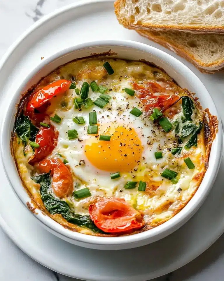 Baked Feta Eggs Recipe