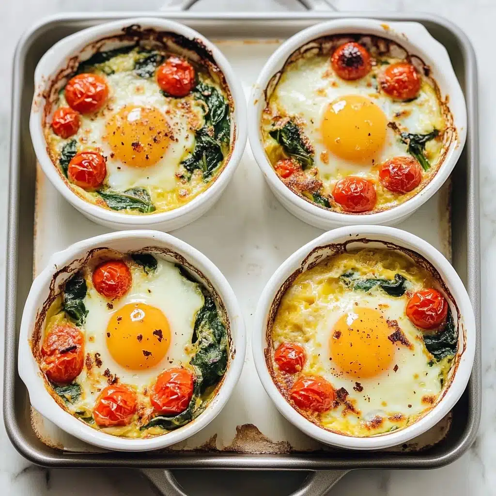 Baked Feta Eggs Recipe - Recipe Image