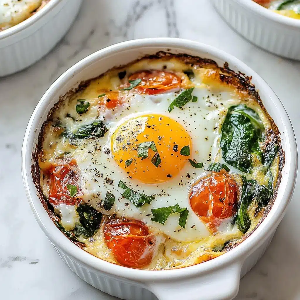 Baked Feta Eggs Recipe - Recipe Image