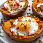 Bacon and Egg Stuffed Sweet Potatoes Recipe