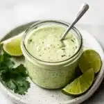 Creamy Garlic Lime Cilantro Sauce Recipe