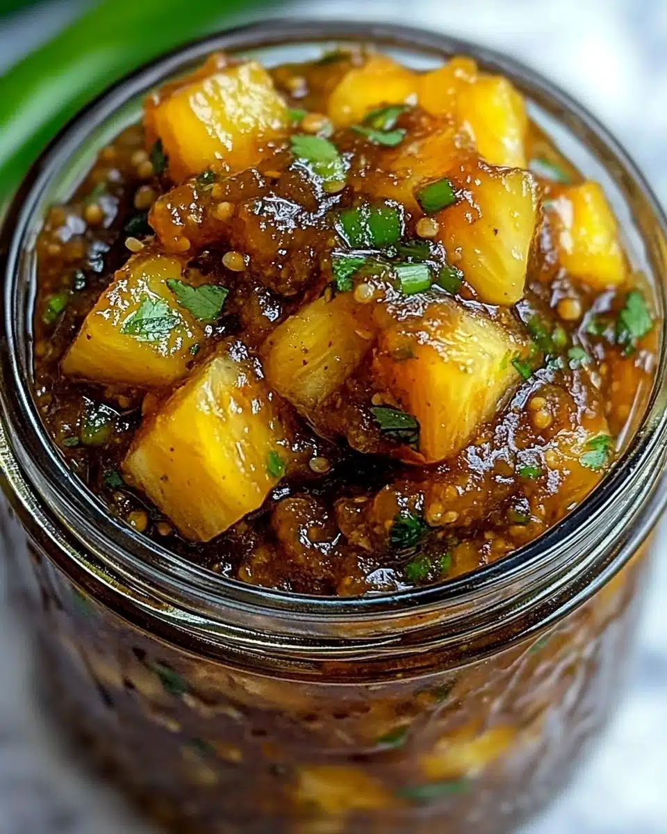 Spicy Pineapple Jalapeño Chutney Recipe