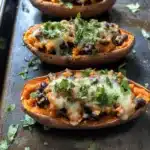 High-Protein Sweet Potato Boats Recipe
