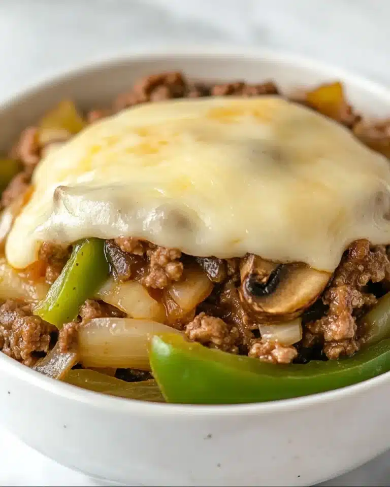 Philly Cheesesteak Bowls Recipe