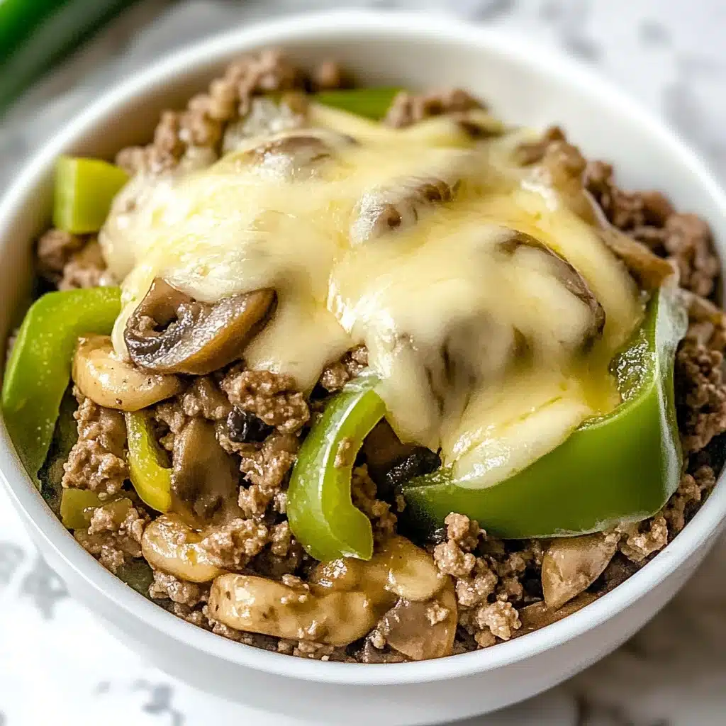 Philly Cheesesteak Bowls Recipe - Recipe Image