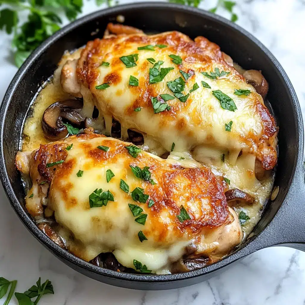 Mushroom Stuffed Chicken Breast Recipe - Recipe Image