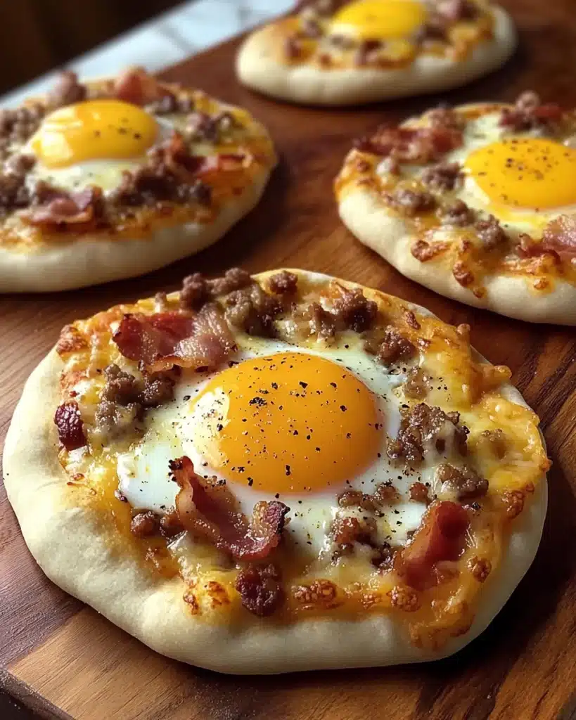 English Muffin Breakfast Pizza Recipe