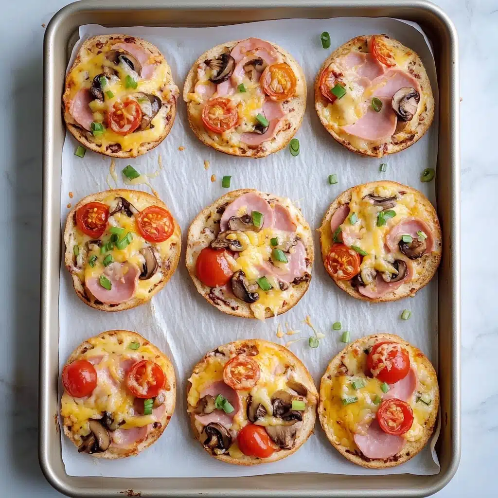 English Muffin Breakfast Pizza Recipe - Recipe Image