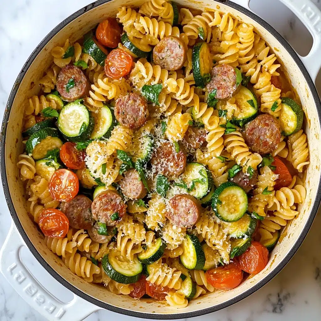 Chicken Zucchini Pasta Skillet Recipe - Recipe Image