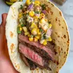 Grilled Elote Steak Tacos Recipe