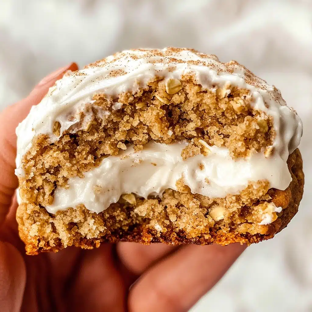 Seriously Thick & Chewy Chai Oatmeal Cookies with Maple Glaze Recipe - Recipe Image