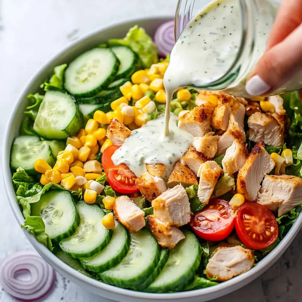 Healthy Ranch Chicken Salad Recipe - Recipe Image