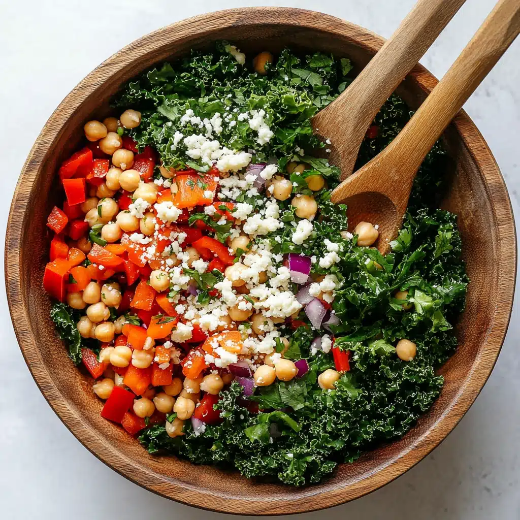 Kale Quinoa Chickpea Salad Recipe - Recipe Image