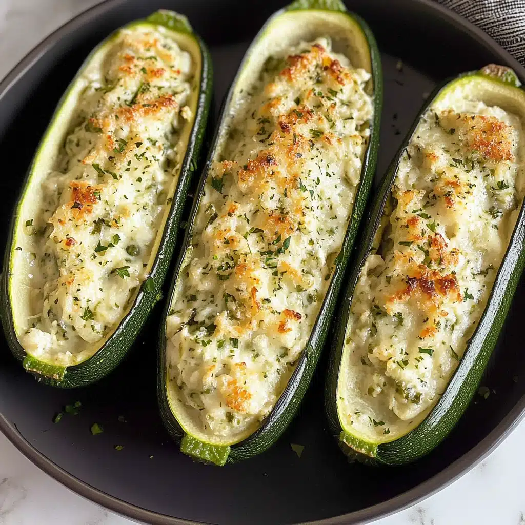Feta Cheese Stuffed Zucchini Recipe - Recipe Image
