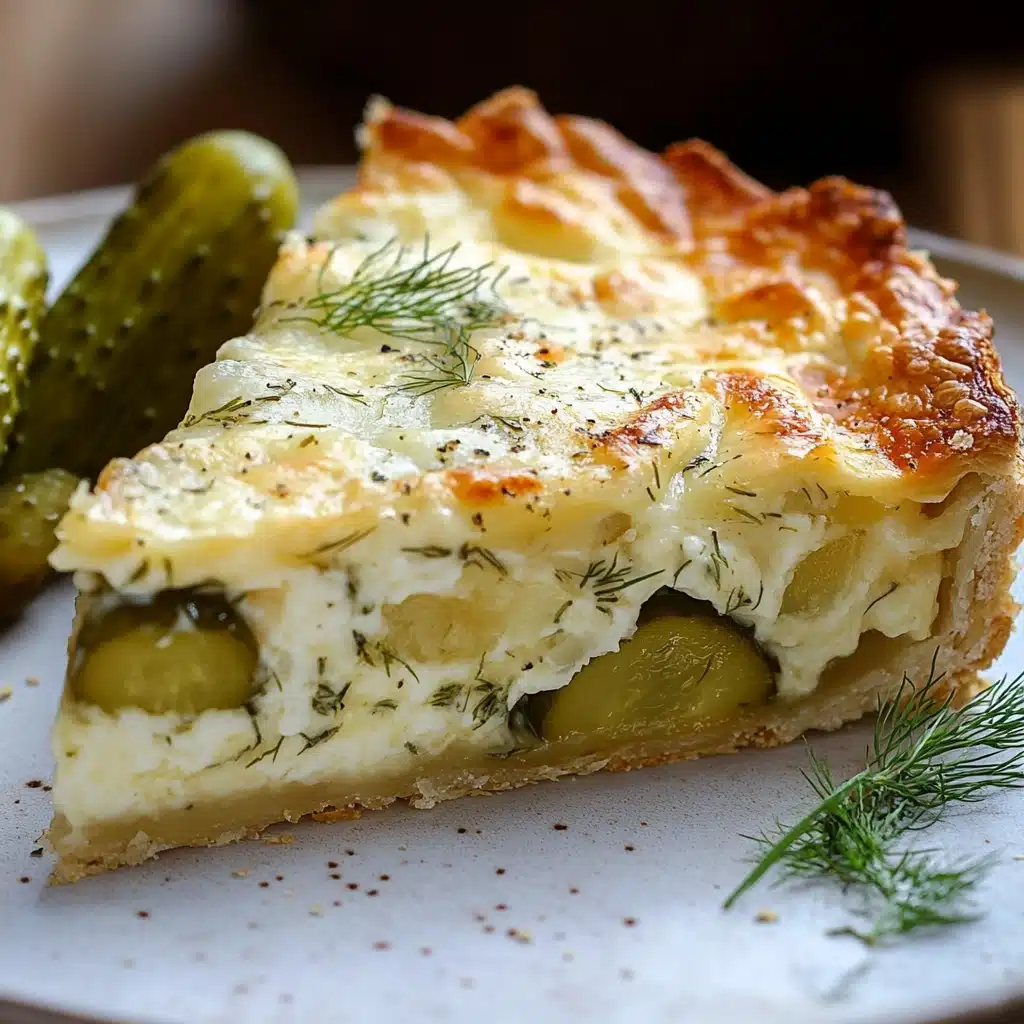 Dill Pickle Focaccia Bread Recipe - Recipe Image