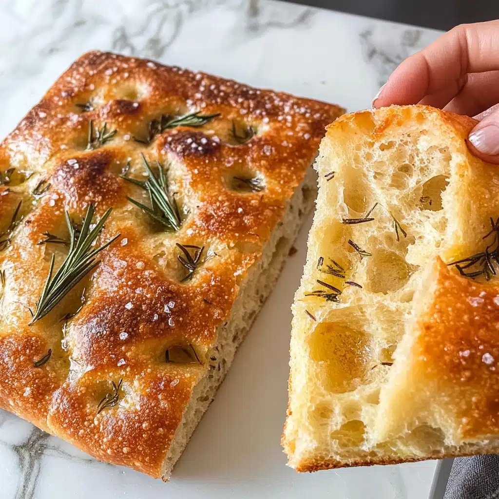 Classic Rosemary Focaccia Recipe - Recipe Image
