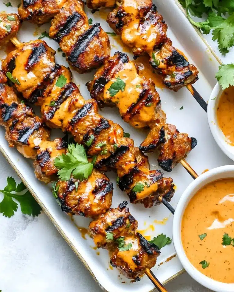Bang Bang Chicken Skewers Recipe