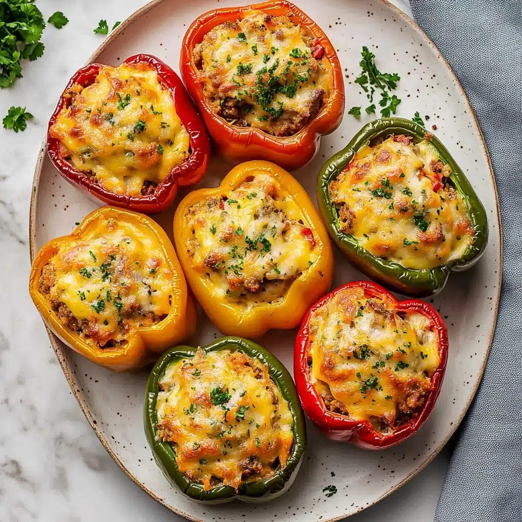 Air Fryer Stuffed Peppers Recipe - Recipe Image