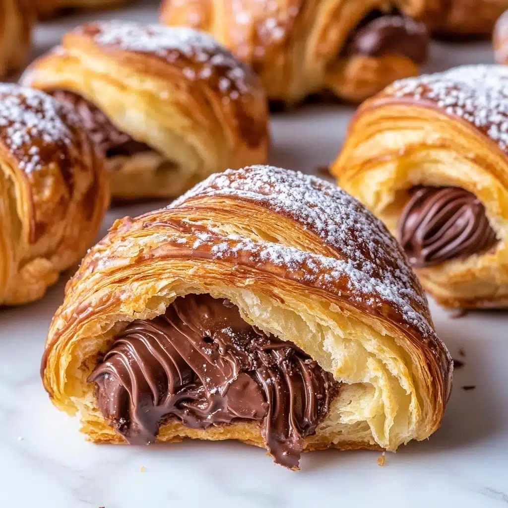 Air Fryer Croissants (with Nutella and Chocolate Chip) Recipe - Recipe Image