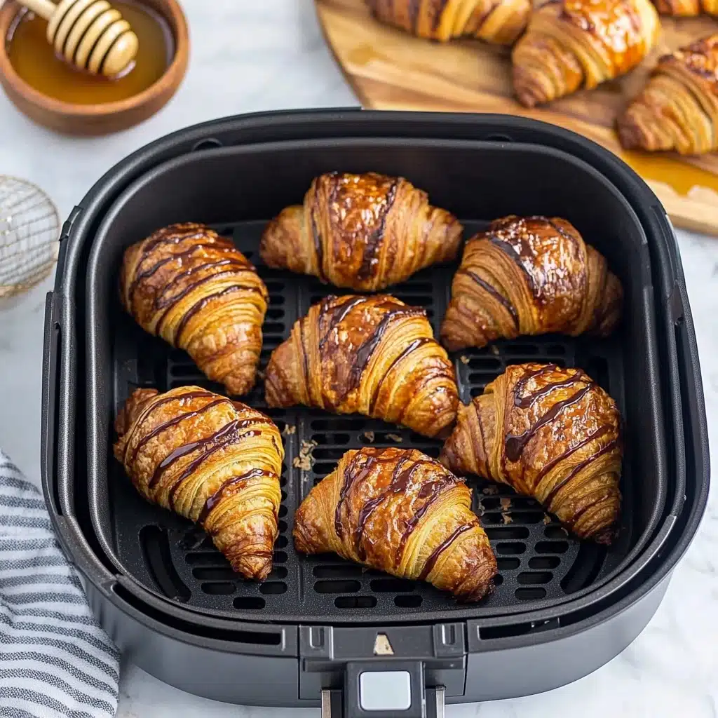 Air Fryer Croissants (with Nutella and Chocolate Chip) Recipe - Recipe Image