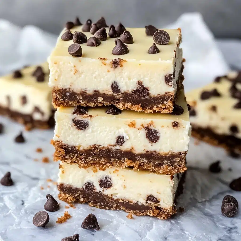 Chocolate Chip Cheesecake Bars Recipe - Recipe Image
