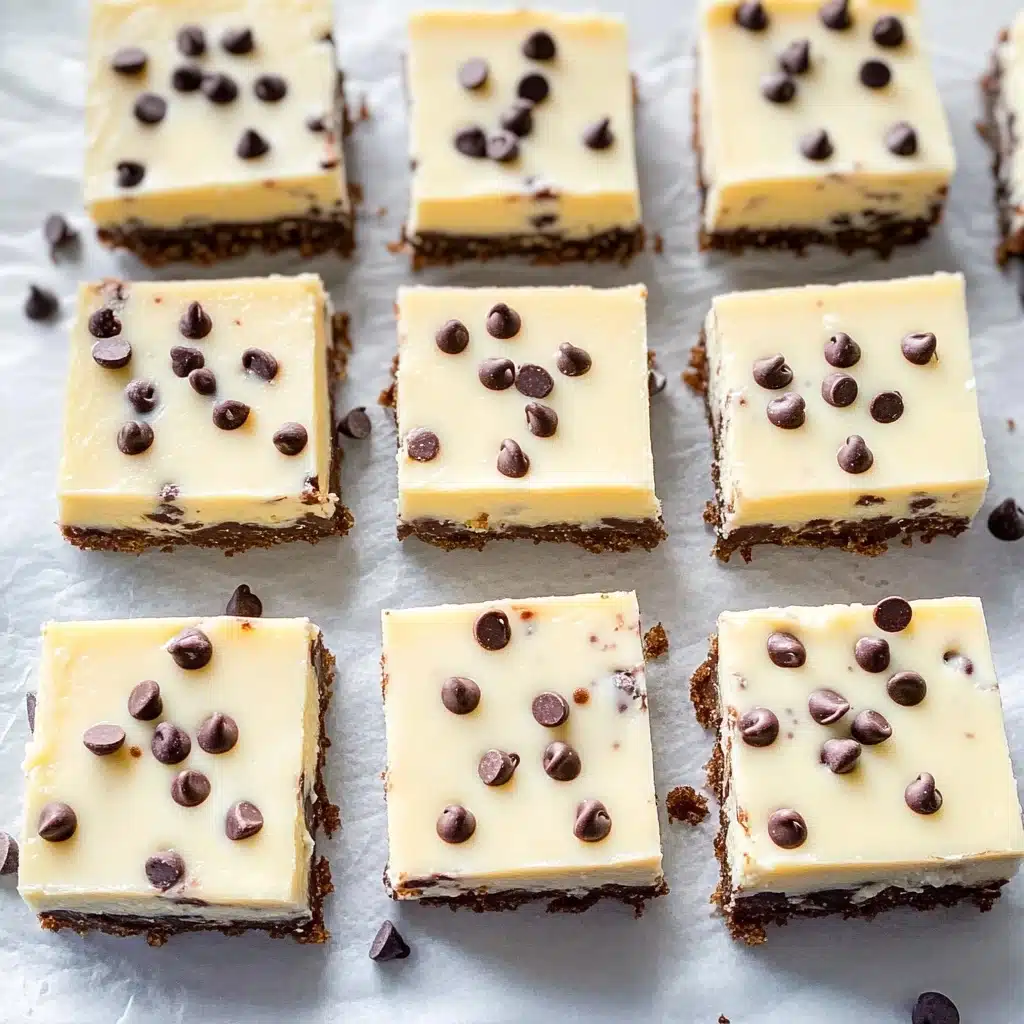 Chocolate Chip Cheesecake Bars Recipe - Recipe Image